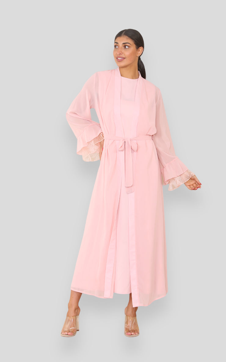 Maryam Soft Pink Kimono