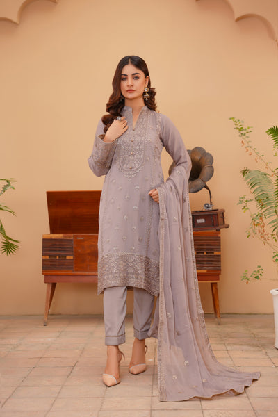 Chiffon Suit Mink