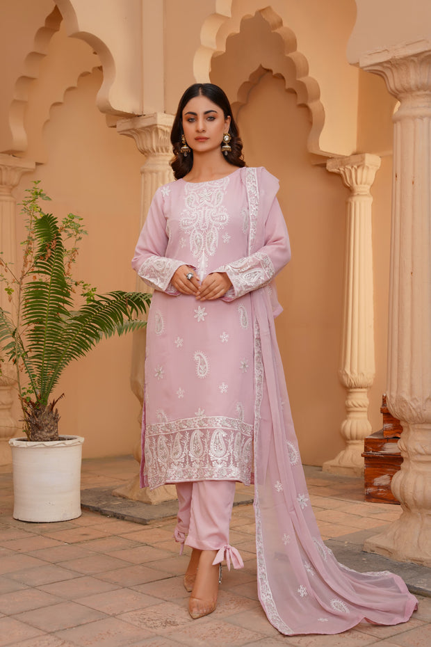 Chiffon Suit Pink