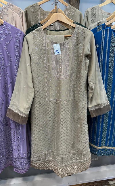 Chiffon Suit Light brown