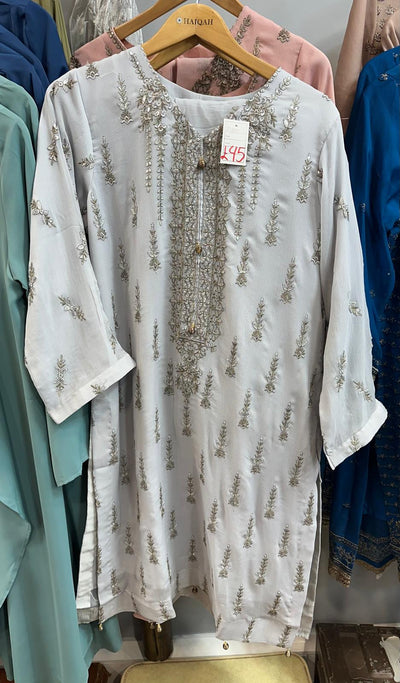 Chiffon Suit Grey