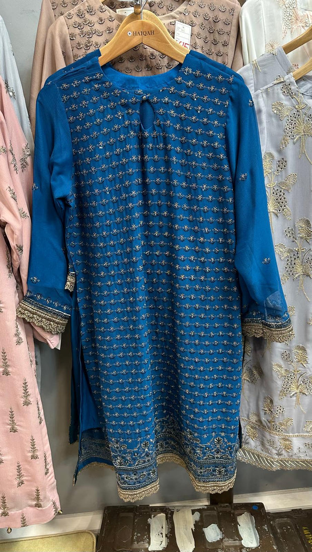 Chiffon Suit Teal