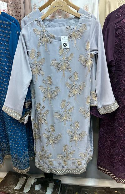 Chiffon Suit Light Sky