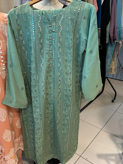 Chiffon Suit Green