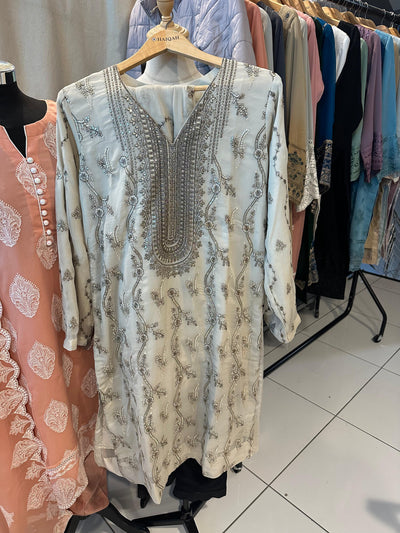 Chiffon Suit Grey