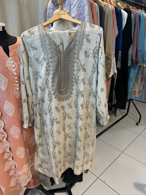 Chiffon Suit Grey