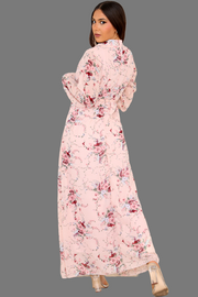 Dusty Rose chiffon dress