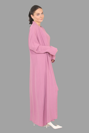 Powder Pink Kimono with long shirt and trouser